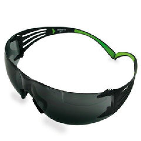 Safety glasses SecureFit 400, black/green, grey lens, 1 unit(s)