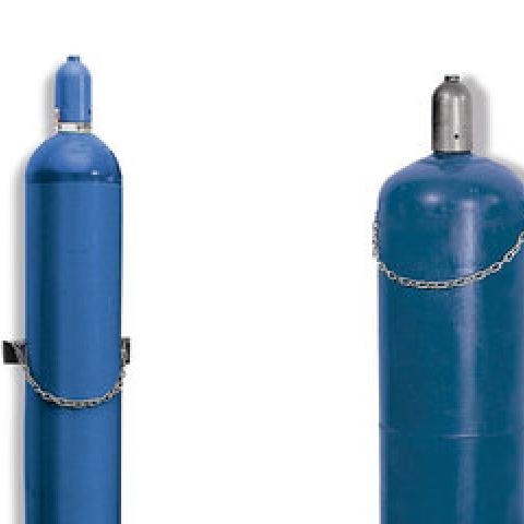 For wall-mounting of a single gas bottle, Ø 320 mm, incl. safety chain
