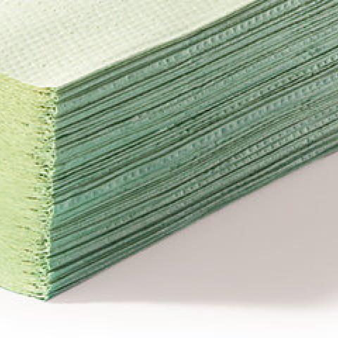 Sekuroka® folded hand towels, 2-ply, tissue, green, zigzag folds, 3195 sheet(s)