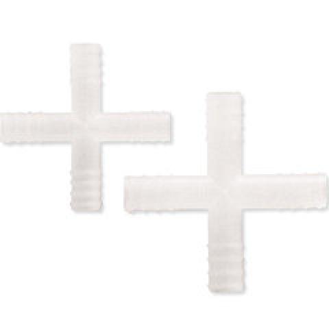 Rotilabo®-cross pieces, PP, natural, outer-Ø 12 mm, 10 unit(s)