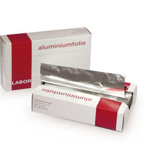 Aluminium foil sheets in, Dispenser box, thickness 13µm, 270x300mm, 100 unit(s)