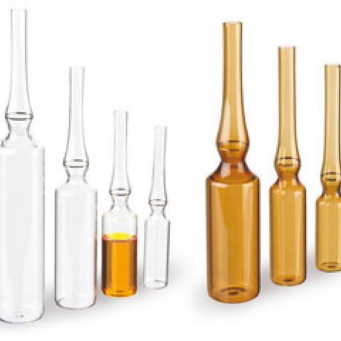 Ampoules, pre-scored, 1 ml, amber glass, Ø 10.5 x 67, 144 unit(s)
