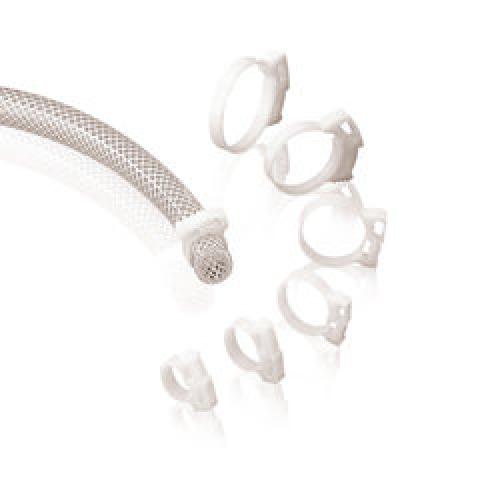 Rotilabo®-tube clamps, POM, for hose Ø 6.0 - 6.5 mm, 10 unit(s)