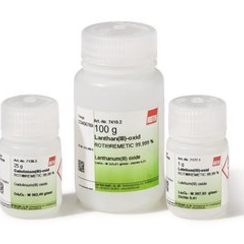 Lanthanum(III) chloride heptahydrate, ROTI®REMETIC, 99,99 %, 50 g, plastic