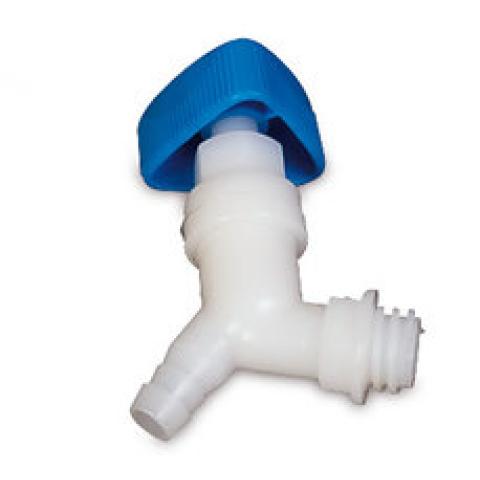 Draincock, HDPE, bent, for Rotilabo®-canister, 1 unit(s)