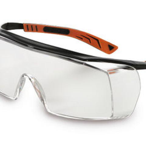 Over-goggles 5X7, lens clear, frame colour gun metal/orange, 1 unit(s)