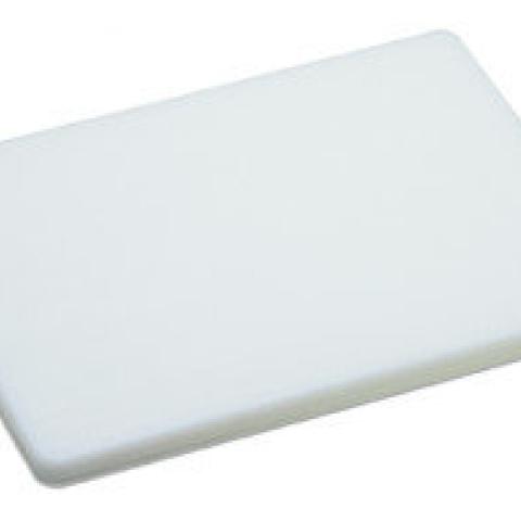 Cutting board, plastic, white, L 400 x B 300 x H 20 mm, 1 unit(s)