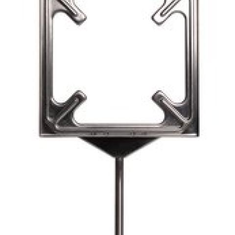 Tile holder, chrome nickel steel, 155 x 155 mm, 1 unit(s)