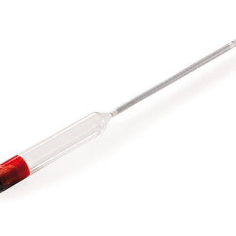Density hydrometer, without thermometer, measuring range 0.700 - 0.800 g/cm³