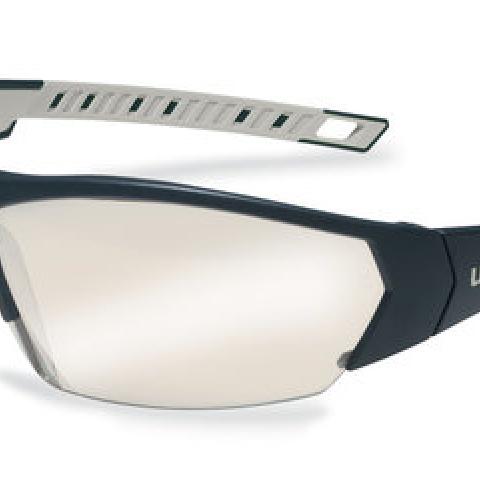 UV safety glasses i-works, UVEX, black/grey, silver mirror, grey, 1 unit(s)