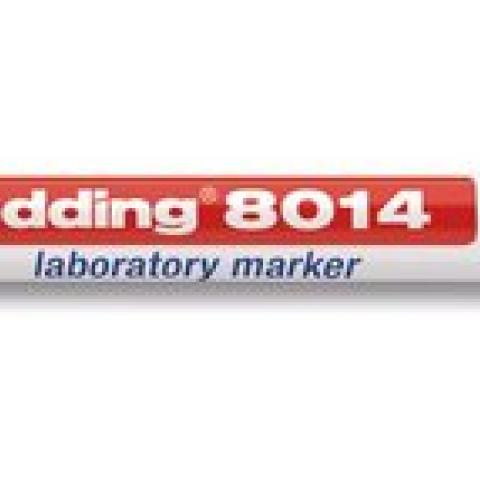 Laboratory markers, edding®, black, 8014, round tip, fine, 1 mm, 10 unit(s)