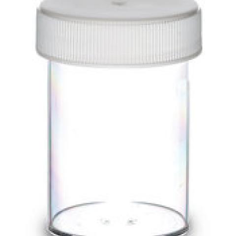 Multipurpose tins, sterile, PS, transparent, Ø 40 x H 60 mm, 300 unit(s)