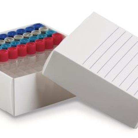 Cryogenic boxes, foldable, white, 81 slots, 1.5/2 ml, 10 unit(s)