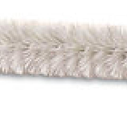 Rotilabo® hose and burette brushes, pig bistles, cap, brush L150, Ø12 mm