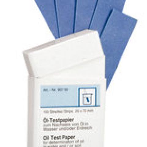 Oil test papers, for speedy detection of oil in water, 100 unit(s)