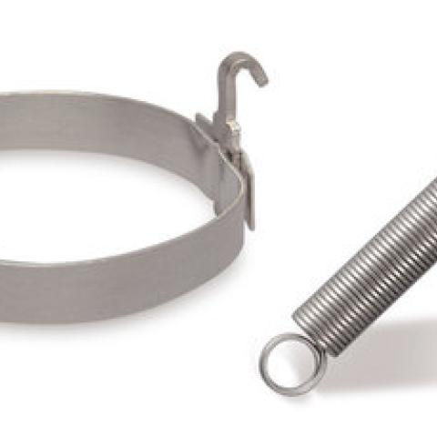 Coil spring ground-joint clamps, alu. rings with hook for 29/32-34/35