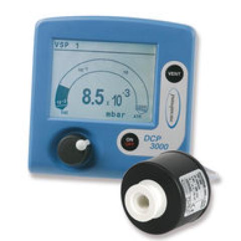 Vacuum meter DCP 3000 w.  pressure, transducer,VSP3000, range 1000-0,001mbar