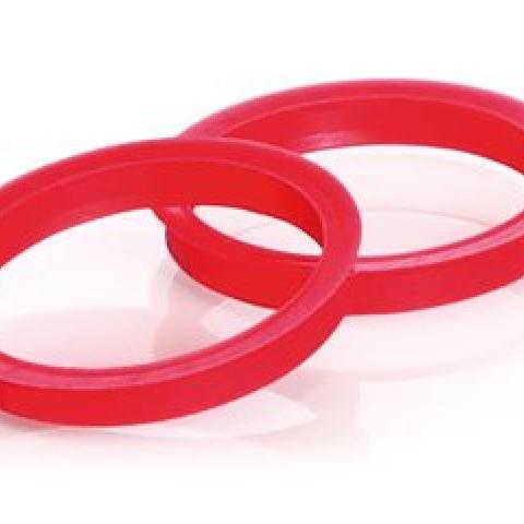 Pouring rings, ETFE, red, thread 32, 10 unit(s)