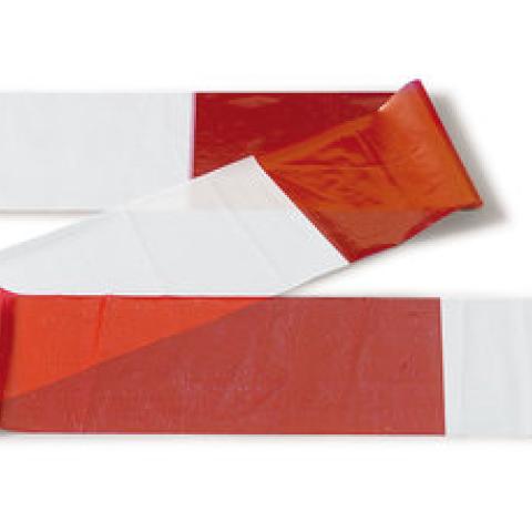 Sekuroka®-signal barrier tape, made of PE, red/white, 1 roll(s)