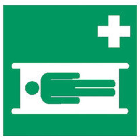 Firs-aid and emergency signs acc. to, Stretcher, 1 unit(s)