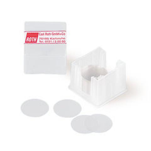 Cover slips, round, transp. borosilicate glass, Ø 12 mm, 1000 unit(s)
