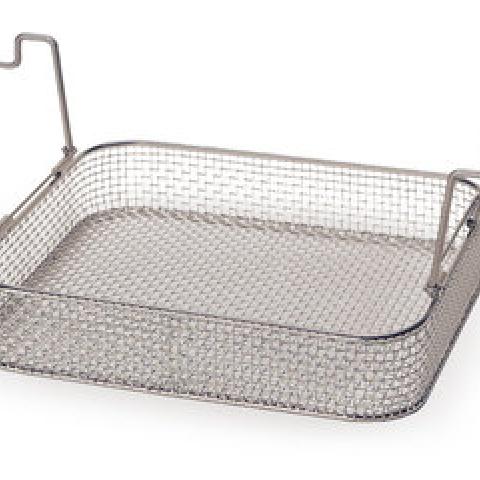 Insert. basket f. ultrason. bath SONOREX, stainless steel, RK/DT 156 BH