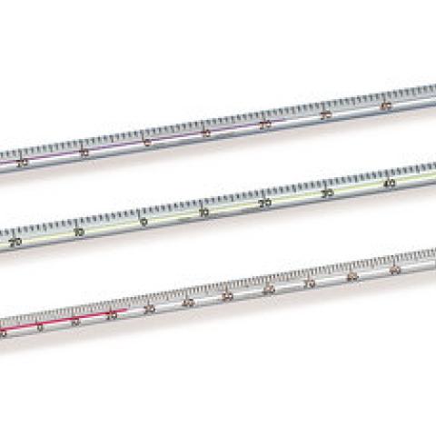 General-purpose stirring thermometer, special filling red, range -10 to +200°C