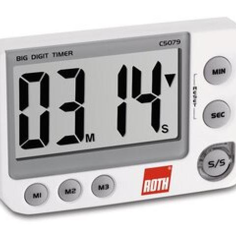 ROTILABO®-microchronometer, incl. batt., L 90 x W 60 x D 20 mm, 1 unit(s)