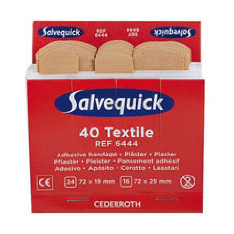 Salvequick® plaster, Textile, elastic 6444, 1 set