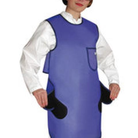 X-ray protection apron, royal blue, size S, 1 unit(s)