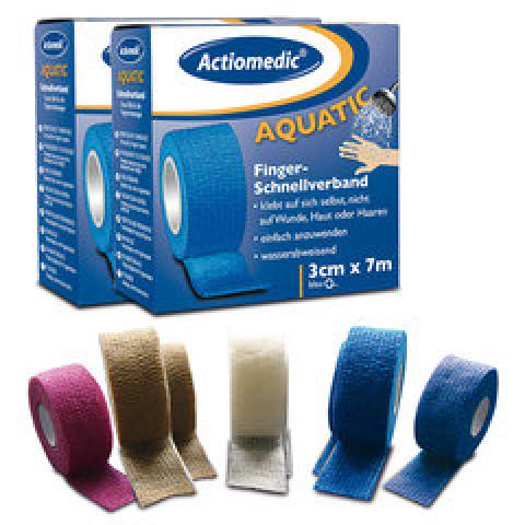 Actiomedic® AQUATIC first aid dressings, beige, roll size 3 cm x 7 m, 4 unit(s)