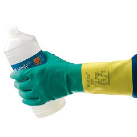Combination gloves AlphaTec 87-900, ex. Bi-Colour(TM), Size 8, 12 pair