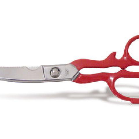 Utility scissors, with lacquered handle, Stainless steel 18/10, L 220 mm