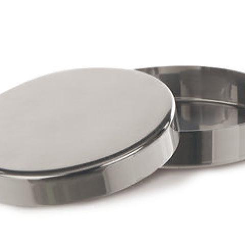 Petri dish made of stainl. steel, Ø 90 mm,  with lid, 1 unit(s)