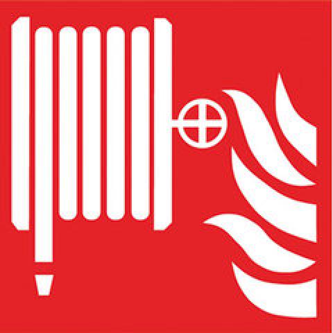 Fire protection sign, fire hose  acc. to ISO 7010, 1 unit(s)