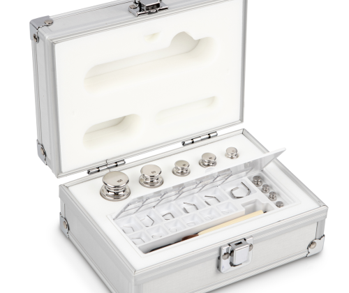 E1 1 mg -  100 g Set of weights in aluminium case, Stainless steel (OIML)