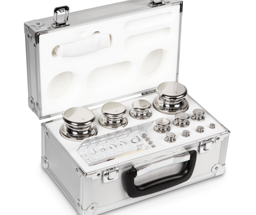E1 1 mg -  2 kg Set of weights in aluminium case, Stainless steel (OIML)