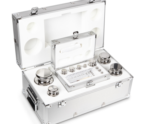 E1 1 mg -  5 kg Set of weights in aluminium case, Stainless steel (OIML)
