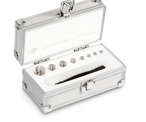 E1 1 g -  50 g Set of weights in aluminium case, Stainless steel (OIML)