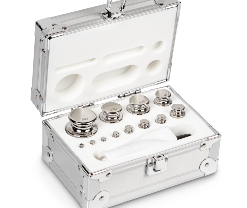 E1 1 g -  500 g Set of weights in aluminium case, Stainless steel (OIML)