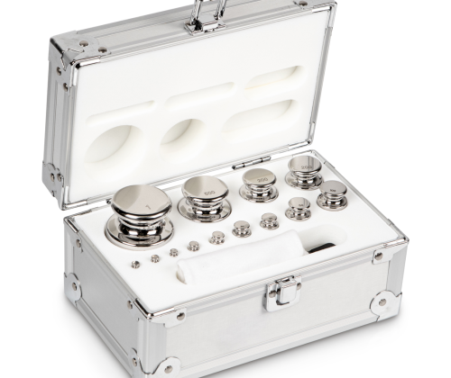 E1 1 g -  1 kg Set of weights in aluminium case, Stainless steel (OIML)