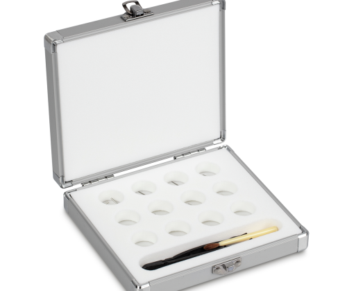 E1 1 mg -  500 mg Set of weights in aluminium case, Stainless steel (OIML)