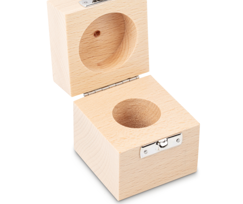 Wooden box 1 x 200 g E1 + E2 + F1, upholstered