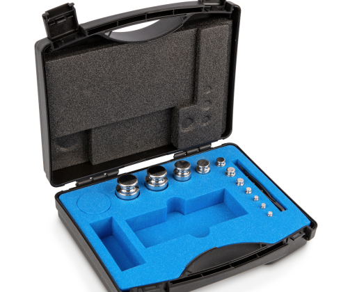 F1 1 g -  200 g Set of weights in plastic carrying case, Stainless steel (OIML)