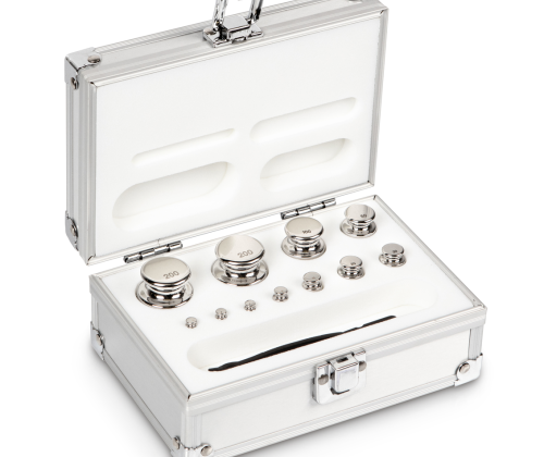 F1 1 g -  200 g Set of weights in aluminium case, Stainless steel (OIML)