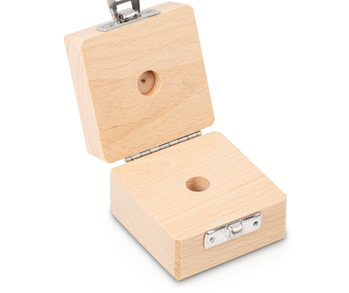 Wooden weight box, 10 g Beech for  F2 + M1, Cylindrical