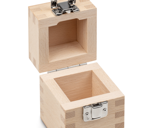 Wooden weight box, 1 kg Beech for  F2 + M1, Cylindrical