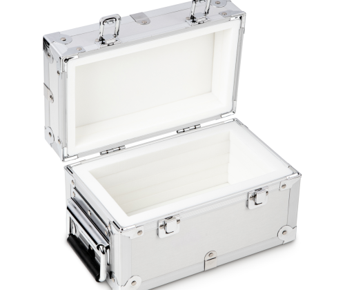 Aluminium weight case, 10 kg Block Aluminium for  F1-M3, block/lock-type