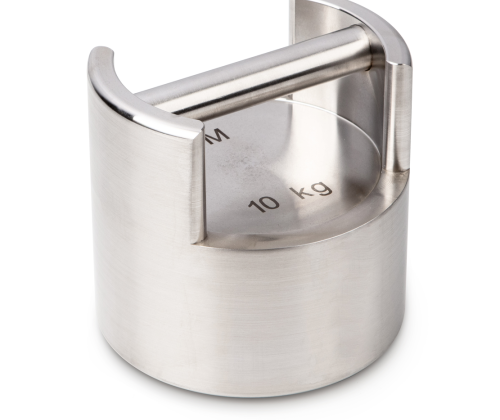 M1 10 kg Test weight Check weight, Finely turned stainless steel (OIML)